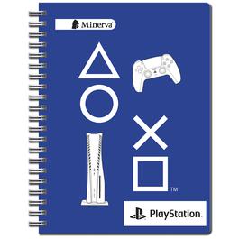 Cuaderno Anillado Cuadriculado Minerva A Divisiones Play Station