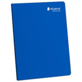 Cuaderno Deluxe Triple Rengl N Minerva Cosido Azul Hojas Tailoy Pe