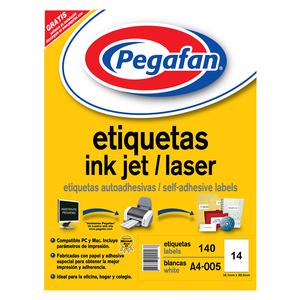 Etiqueta Pegafan Imp A4-5 3899 2Fil(Pqtx140) 014001427