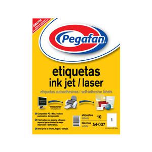 Etiqueta Pegafan Imp A4-7 200X288 (Pqtx10)   014007863
