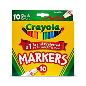 Plumon Crayola X 10 Grueso
