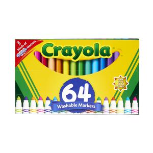 Plumon Crayola X 64 Grueso Lavable