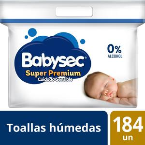 Toallitas Hum Babysec Super Prem Pqtx184