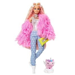 Barbie Fashionista Extra Abrigo Rosa
