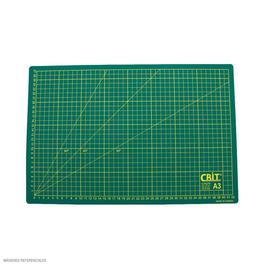 QILZO® Tabla de Corte A3 Doble Cara Plancha de Corte 3 capas para Costura y Manualidades Base de Corte para Patchwork Cutting Mat 45 x 30cm Color Verde 