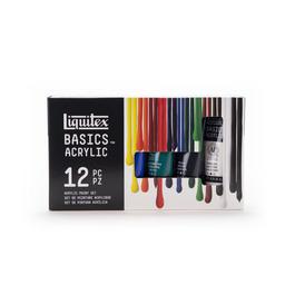 Liquitex Basics - Pintura acrílica, juego de 72 tubos