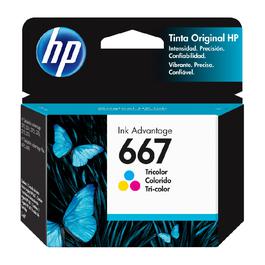 Tinta Hp 667 Ink Cartridge Tricolor