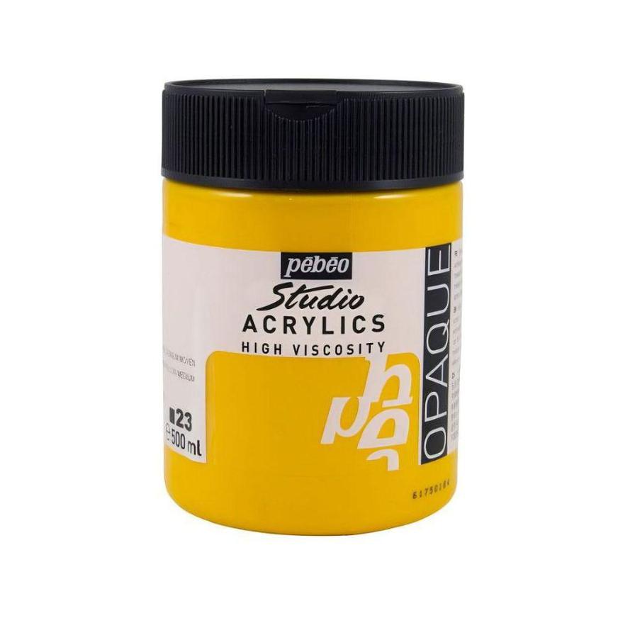 Pébéo Acrilico Opaco 256017 - Colore Rosa Luce, 140 Ml, Extra Concentrato, Senza Cadmio, Per Arti E Mestieri