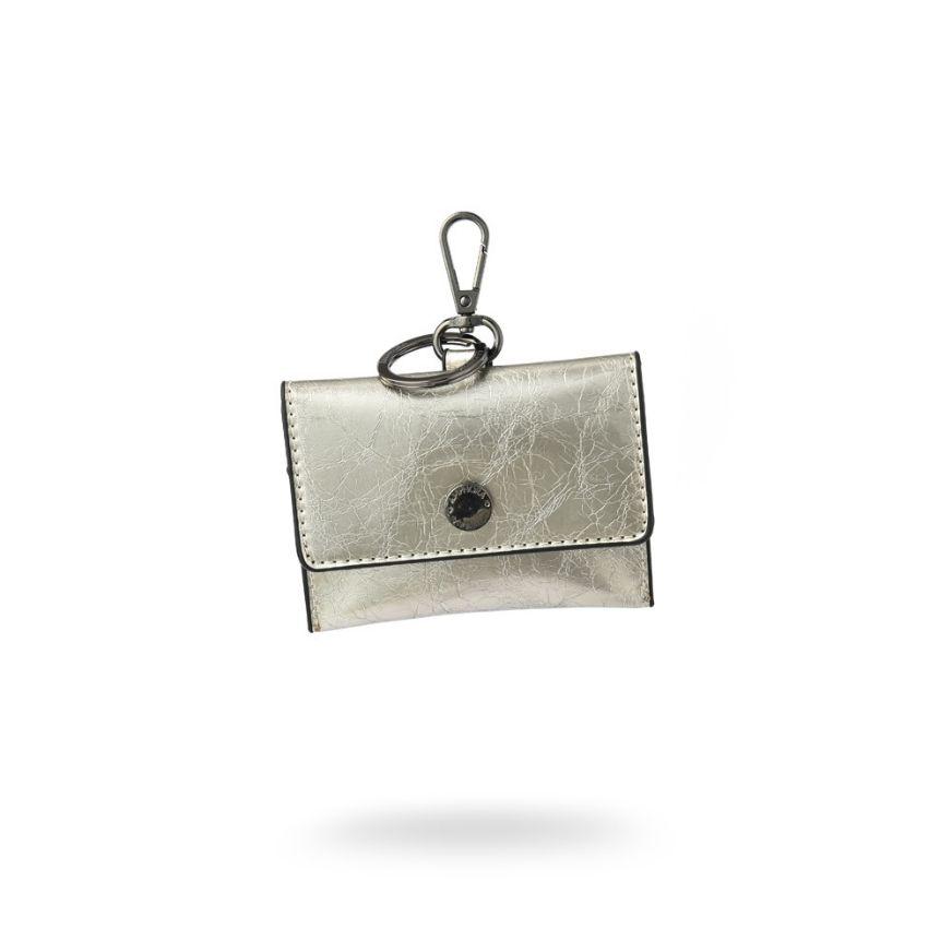 Adorno Cartera Bauhaus Plateado Amphora