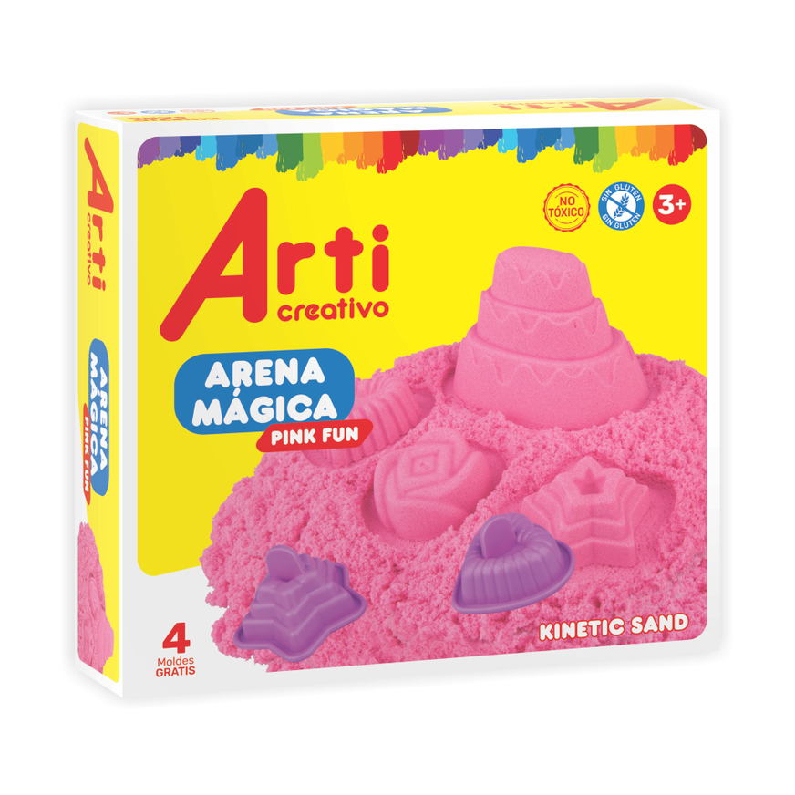 Arena Mágica Arti Creativo Pink Fun