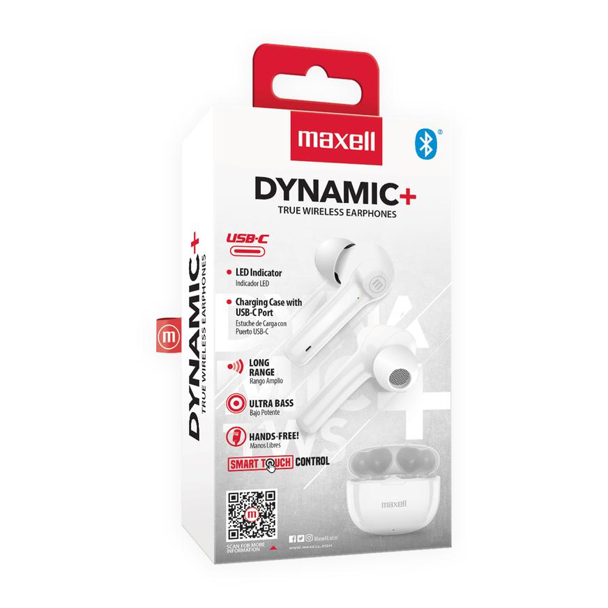 Audífonos Bluetooth Maxell Tws Blanco Tai Loy