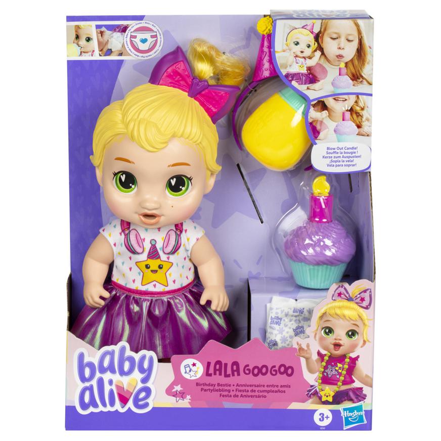 Muñeca Baby Alive Fiesta De Cumpleaños Lala Goo Goo Tai Loy