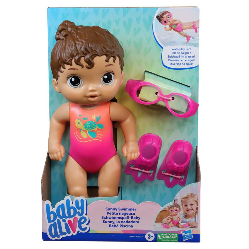 Muñeca Baby Alive Sunny La Nadadora Cabello Castaño Tai Loy