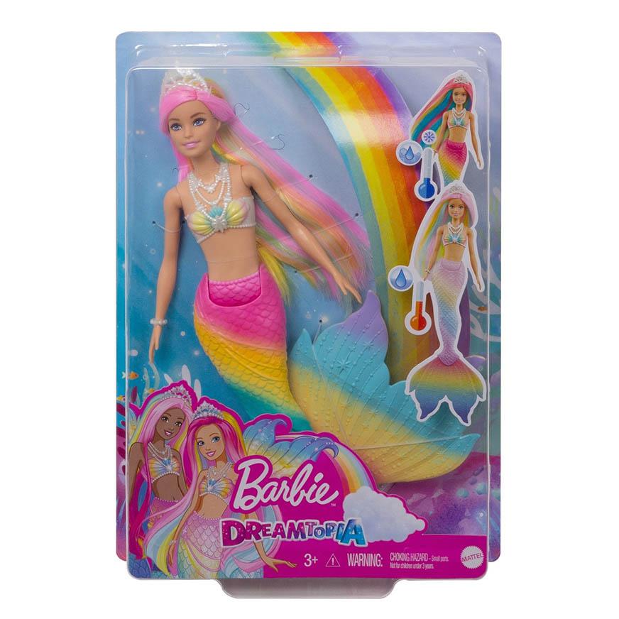 Muneca BARBIE Sirena Arcoiris Magico tailoy .bo