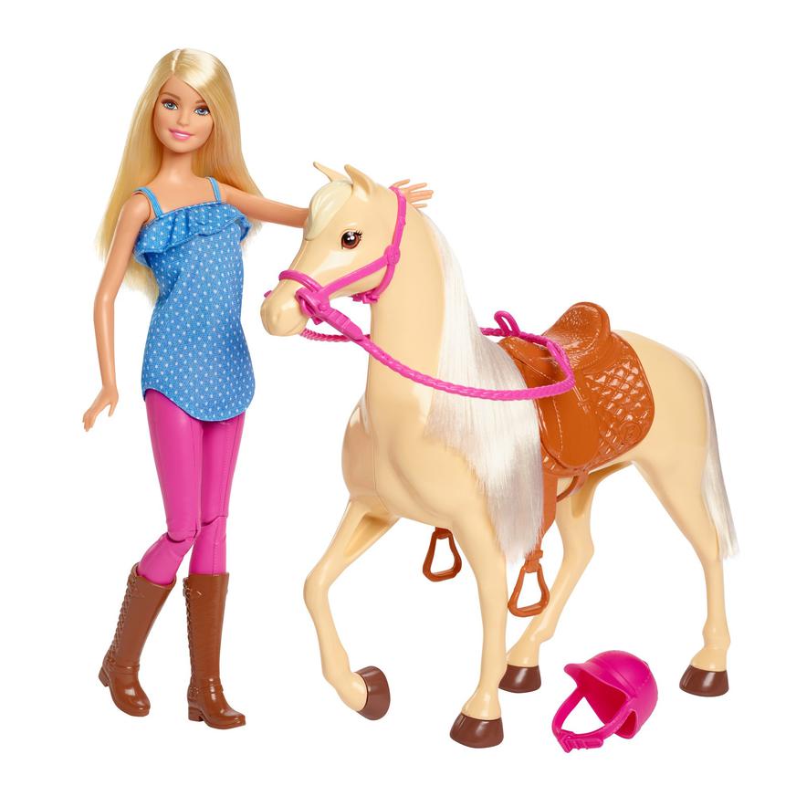 Muñeca BARBIE Sisters Pets Caballo Básico con Muñeca