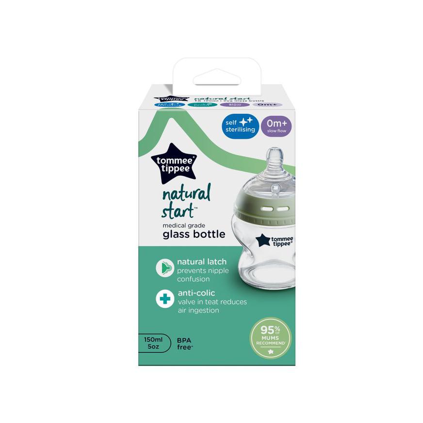 Biberón TOMMEE TIPPEE Natural Start Vidrio 5oz/150ml