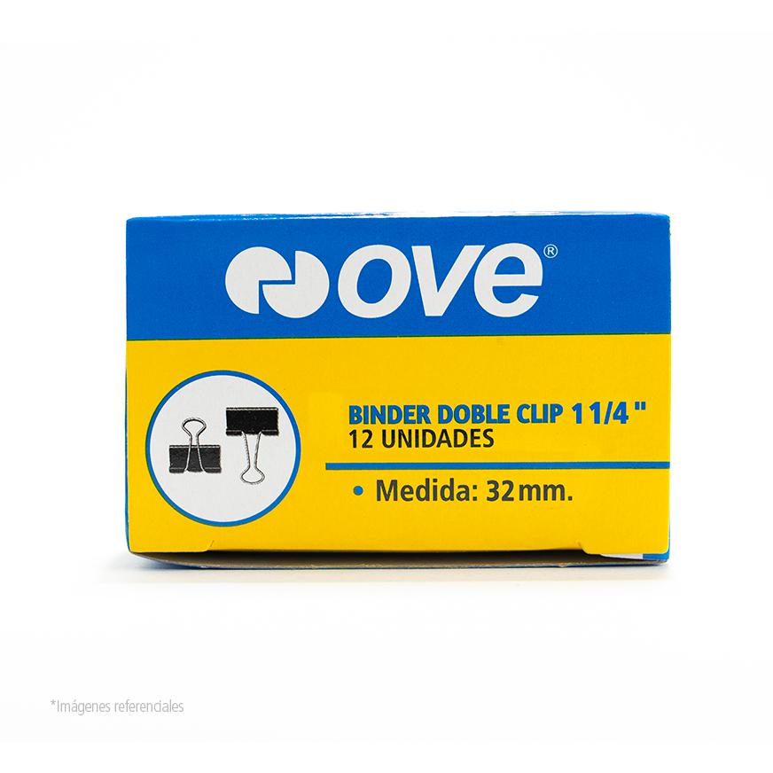 Binder Doble Clip OVE 1 1/4'' 32 mm X 12 und