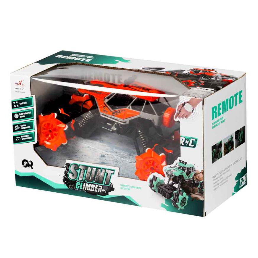 Carro A Control Remoto 1:12 C/ Reloj Anaranjado