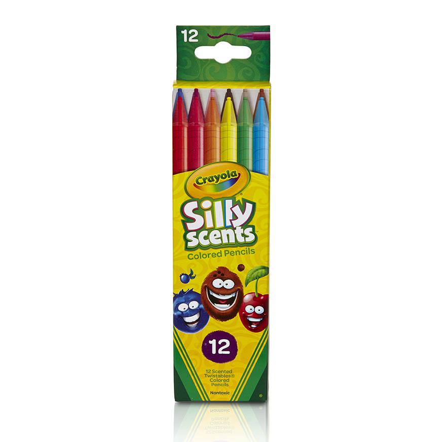 Rotuladores perfumados Crayola Silly Scents, rotuladores lavables, 12  unidades, regalo para niños