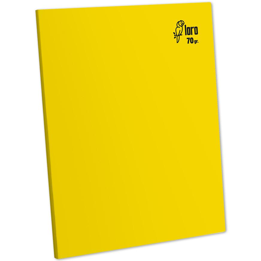 CUADERNO TRIPLE RENGLON LORO A4 70 GR 80 HOJAS