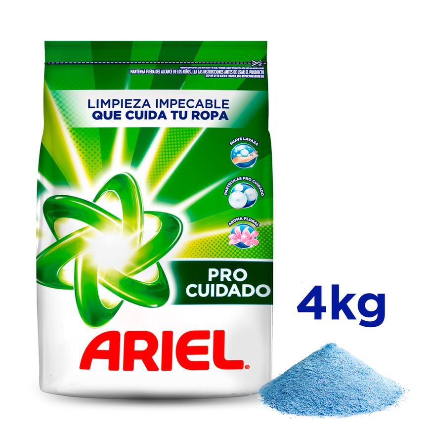 Detergente En Polvo Ariel Regular 4 Kg