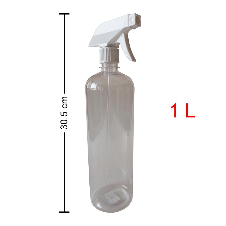 Envase Botella Transparente 1 Lt Spray