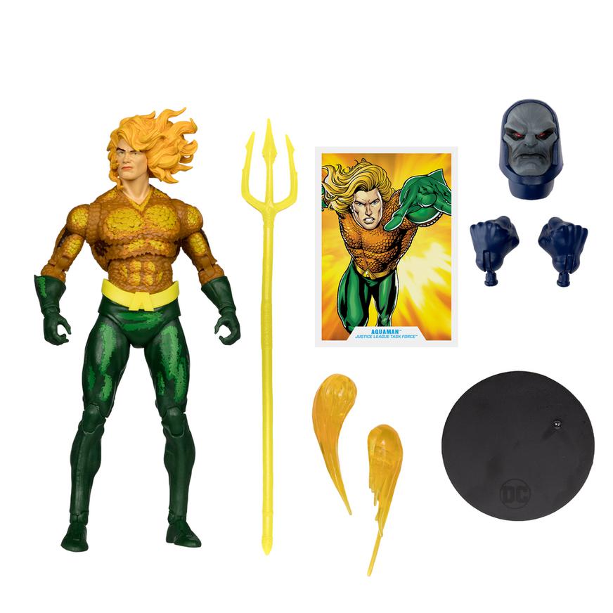 Action Figure MuÃ±ecos Liga De La Justicia Mattel Aquaman Figuras