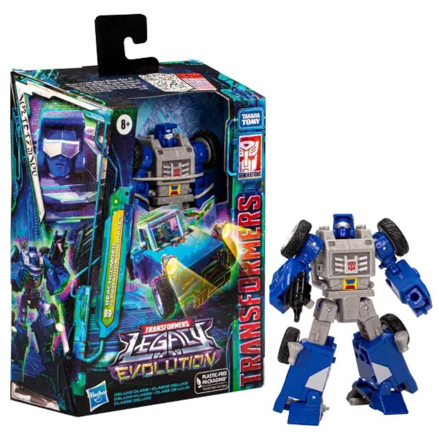 Figura De Acción Transformers Legacy Evolution Deluxe Detritus - 14 Cm, 2 Modos (Robot Y Vehículo), Incluye Blásteres Fusionables