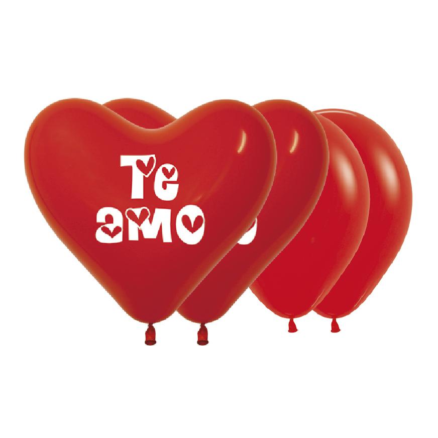 Ilustración de globos de corazón rojo, globo de corazón, globo de corazón,  amor, corazón, globo png