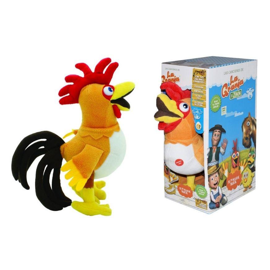 Peluche musical gallo bartolito granja de zenón