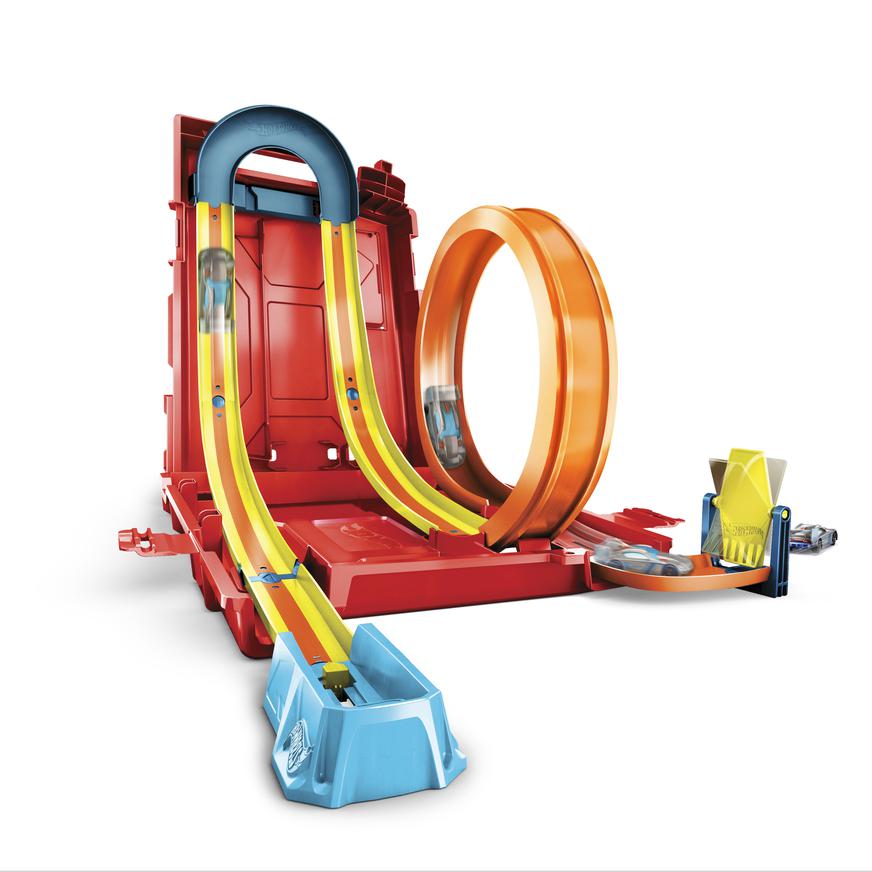 Hot Wheels Track Builder Caja De Acrobacias Extrema