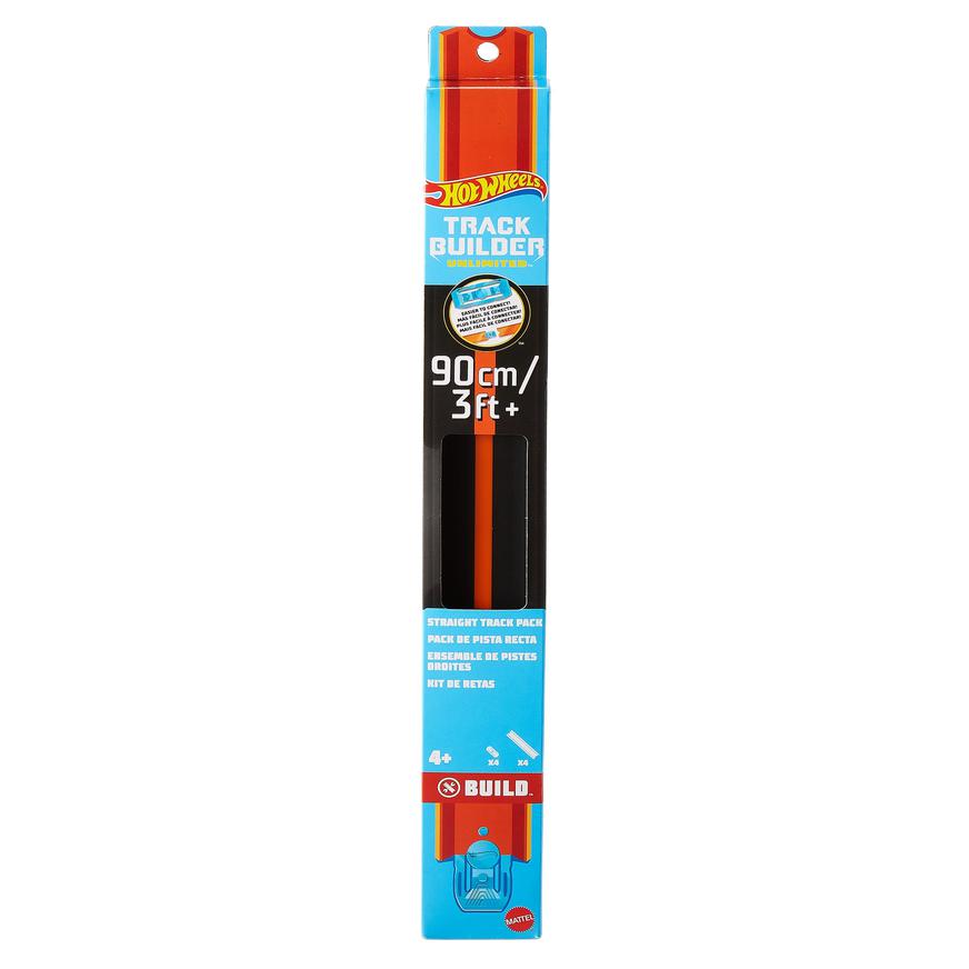 Hot Wheels Track Builder Pista Recta Naranja