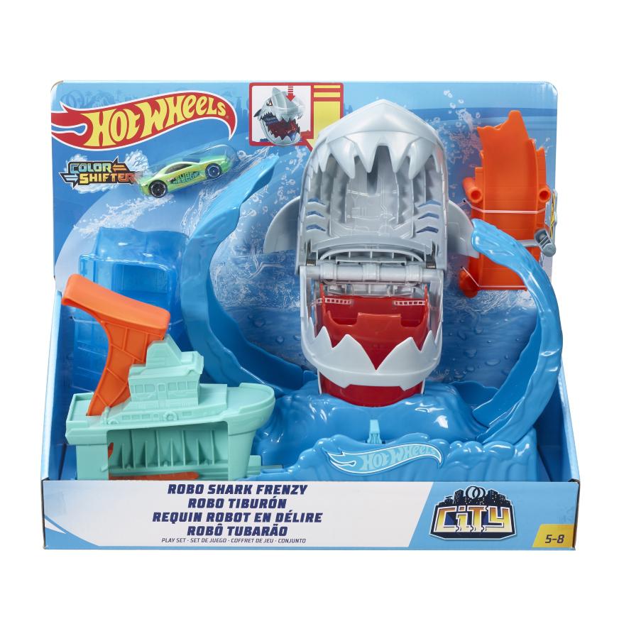 Set de Juego Hot Wheels City Robo Tiburón Tai Loy