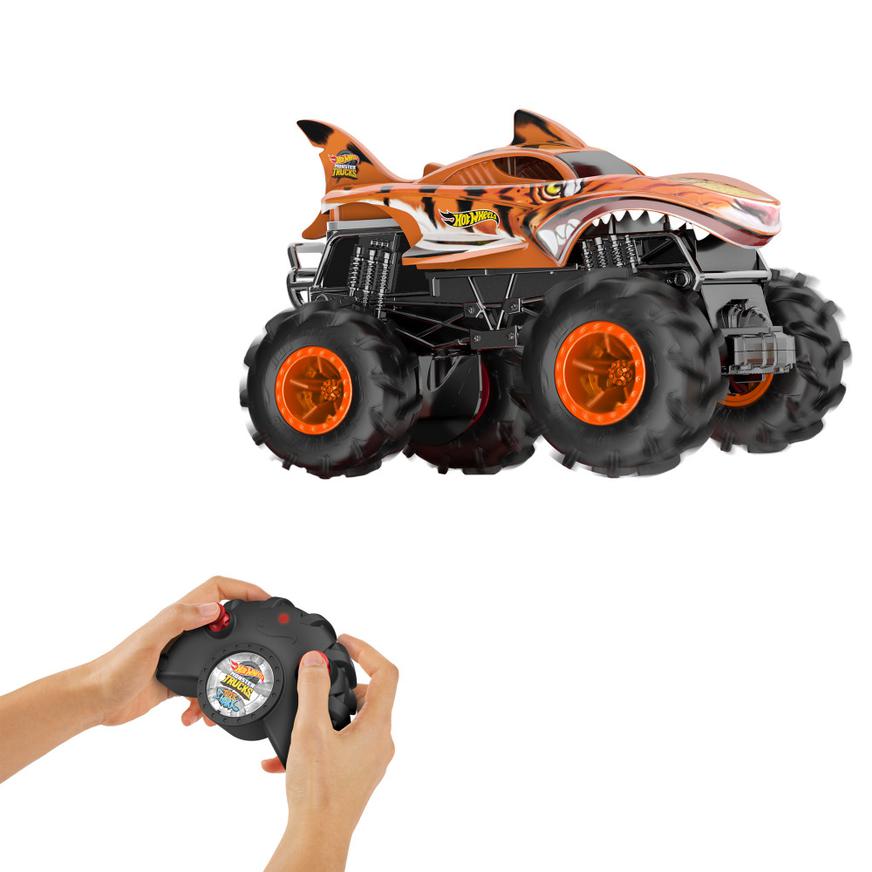 Tiger Shark Monster Truck Camion Tiburon Hot Wheels Tiger Shark