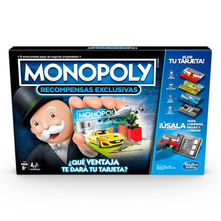 Juego De Mesa HASBRO GAMING Monopoly Super Banco Electronico tailoy .bo