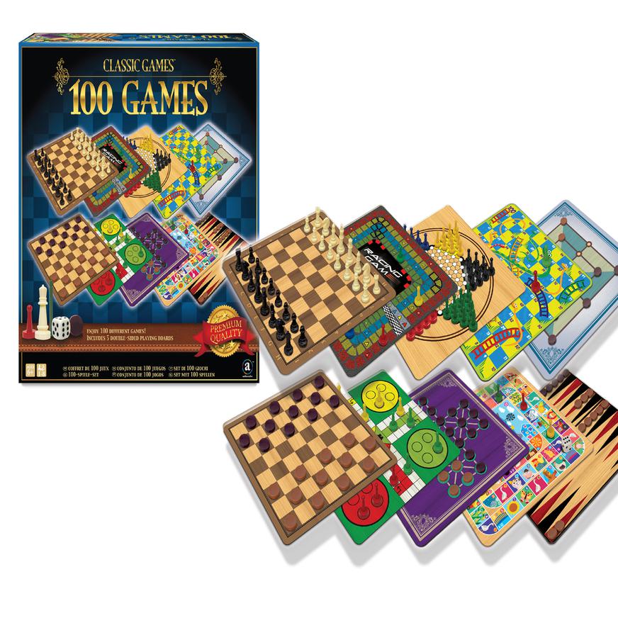 Juego De Mesa Set De Colección 100 Juegos Clásicos