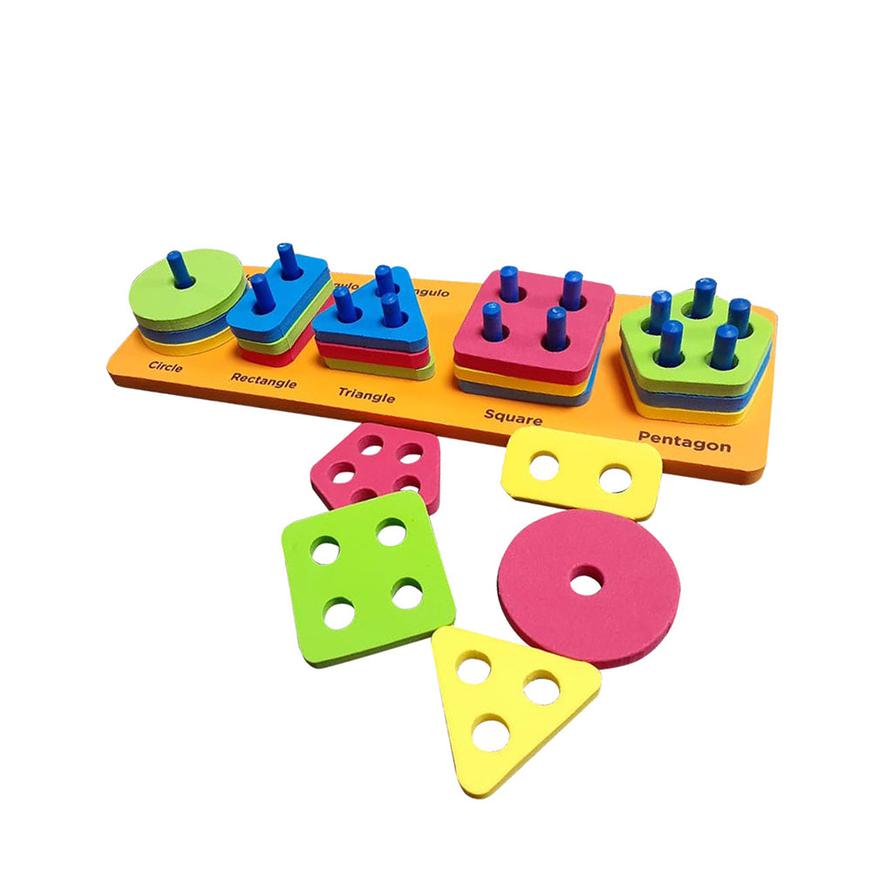 Juego didáctico Evaflex figuras geométricas x piezas Tai Loy