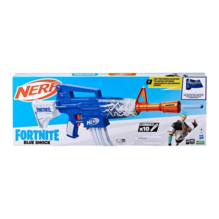 Lanzador Nerf Fortnite Blue Shock Tai Loy