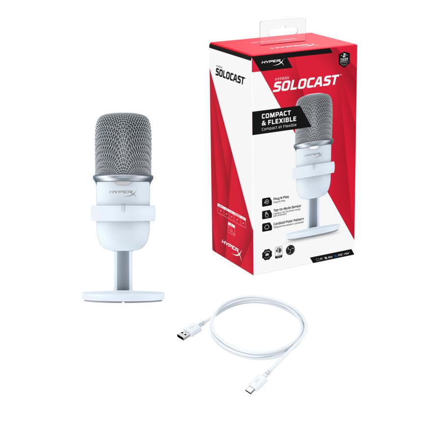 Micrófono Solocast HYPERX Blanco