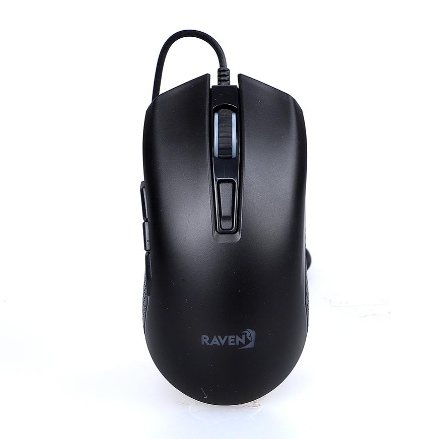 Mouse Gaming RAVEN INT-2105 RGB Negro