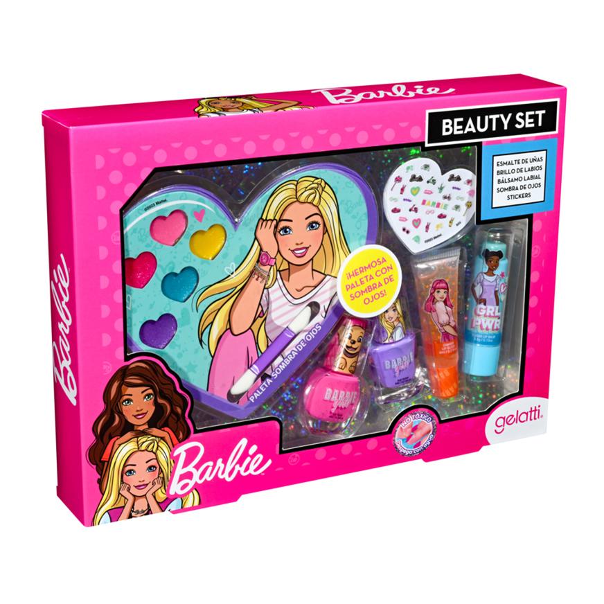 Maquillaje para Niñas Estuche Beauty Set Grande Barbie GELATTI