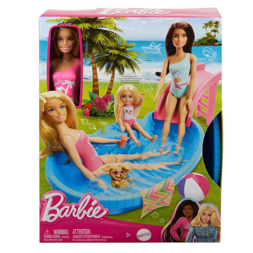 Barbie piscina de perritos online