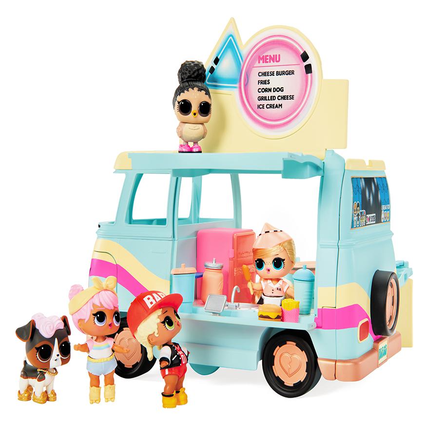 Camper Giocattolo LOL Surprise Grill & Groove 5-in-1 - Playset Con Cucina E Palcoscenico, Per Bambole E Pets, Dai 4 Anni