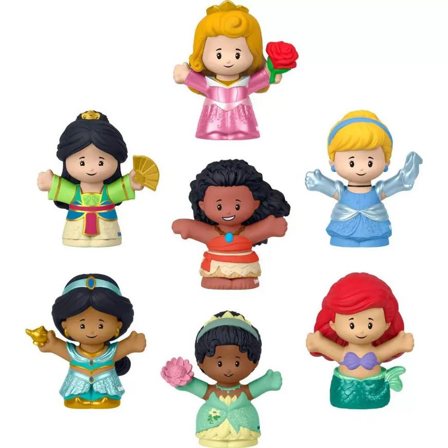 Muneca Princesas Disney FISHER PRICE Little People Pack X 7 Figuras tailoy .bo