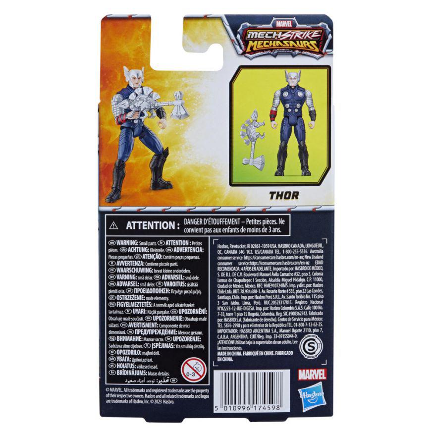 Figura Capitán América Y Redwing MARVEL Mech Strike Mechasaurs