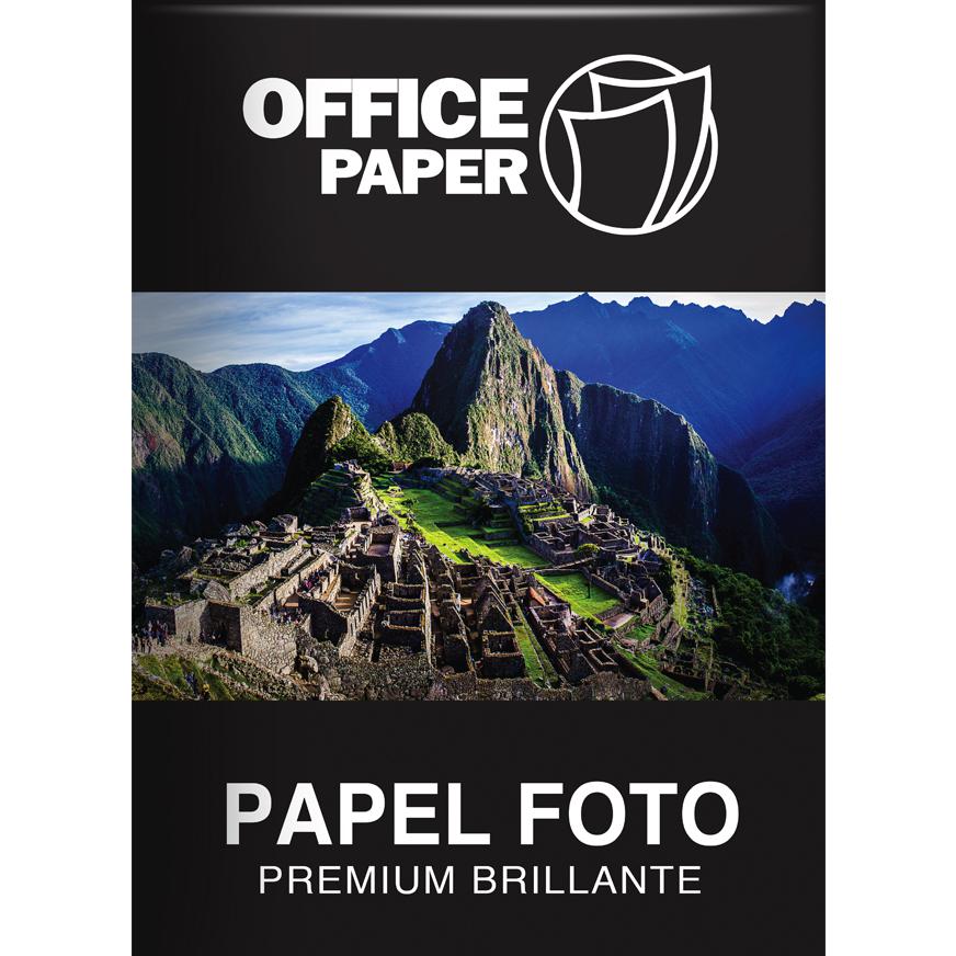Papel fotográfico brillante glossy 270 GR Premium inkjet, 10X15, 20 hojas  por carpeta