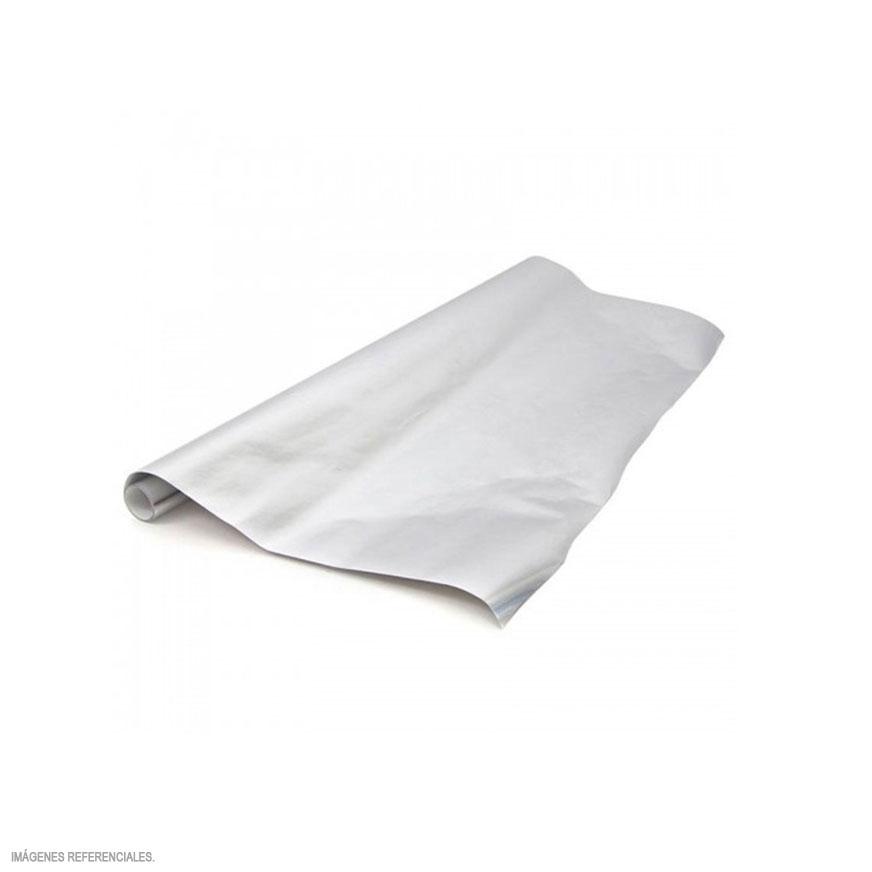 PAPEL METALICO PLATEADO