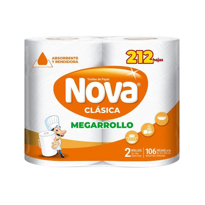 TOALLA DE COCINA SCOTT MEGA ABSORBENTE X3u X45 HOJAS