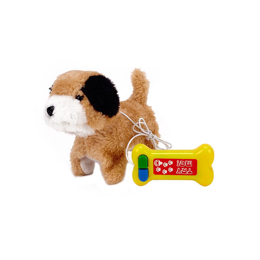 Perro interactivo electrónico Juguetes de peluche interactivos Perro  inteligente Perro que camina Cachorro de peluche Mascota de juguete con  campana