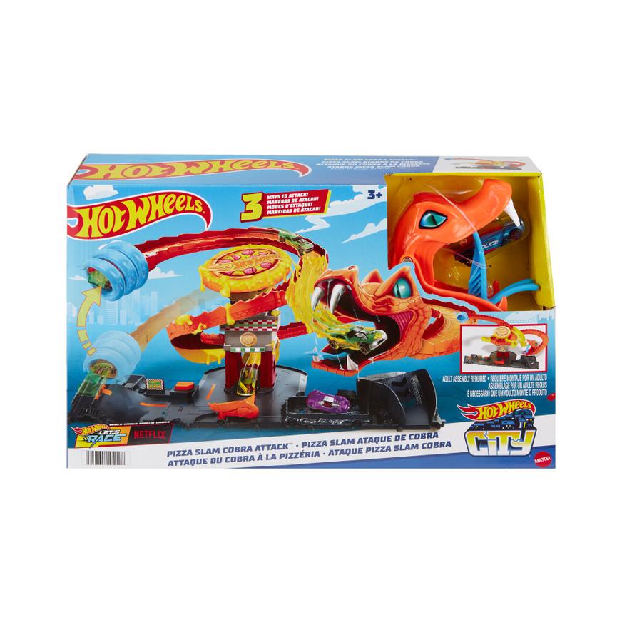 Pista Hot Wheels City Ataque Cobra Vs Pizzeria Tai Loy